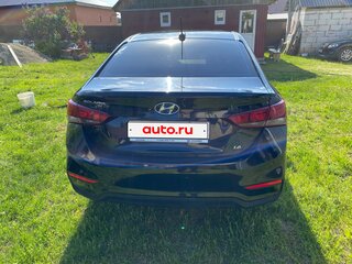2019 Hyundai Solaris II, чёрный, 1200000 рублей, вид 4