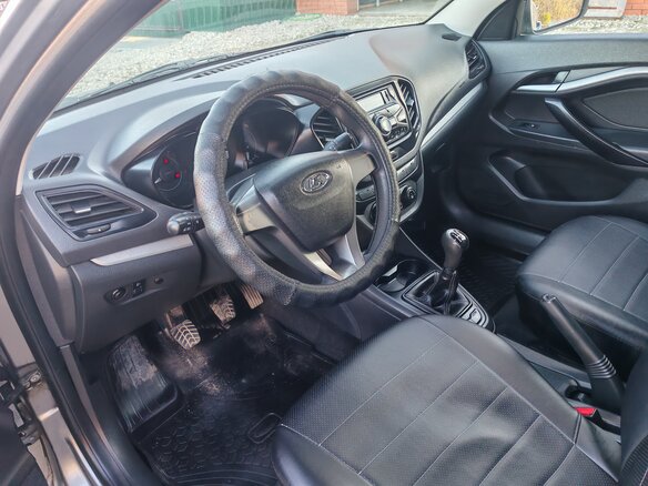 2016 Lada (ВАЗ) Vesta I, серый, 669000 рублей - вид 5