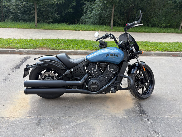 2023 Indian Scout, голубой, 1400000 рублей - вид 2