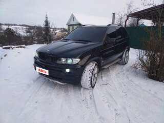 2003 BMW X5 4.4i I (E53), чёрный, 1300000 рублей, вид 2