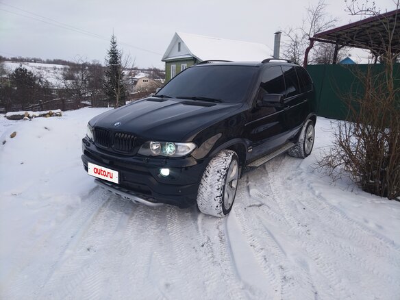2003 BMW X5 4.4i I (E53), чёрный, 1300000 рублей - вид 1