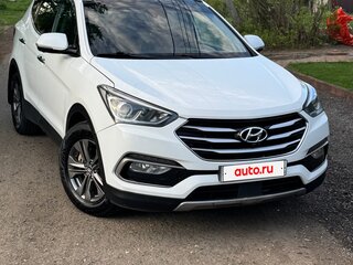 2017 Hyundai Santa Fe III Рестайлинг, белый, 1800000 рублей, вид 3