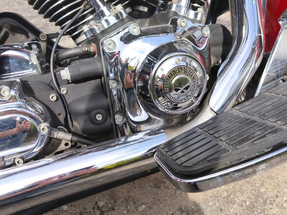 2001 Harley-Davidson Road King, красный, 810000 рублей - вид 19