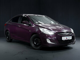 2011 Hyundai Solaris I, фиолетовый, 549000 рублей, вид 1