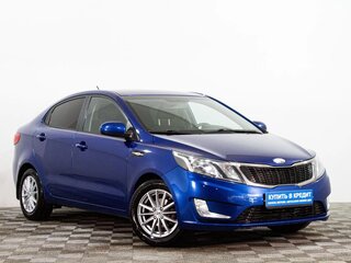 2013 Kia Rio 4-speed III, синий, 1009000 рублей, вид 1