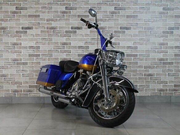 2008 Harley-Davidson Road King, синий, 907000 рублей - вид 3