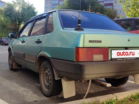 2003 Lada (ВАЗ) 21099, зелёный, 150000 рублей - вид 4