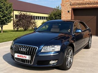 2007 Audi A8 Long II (D3) Рестайлинг, синий, 7500000 рублей, вид 1