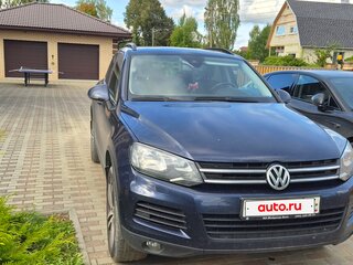 2014 Volkswagen Touareg II, синий, 2500000 рублей, вид 1