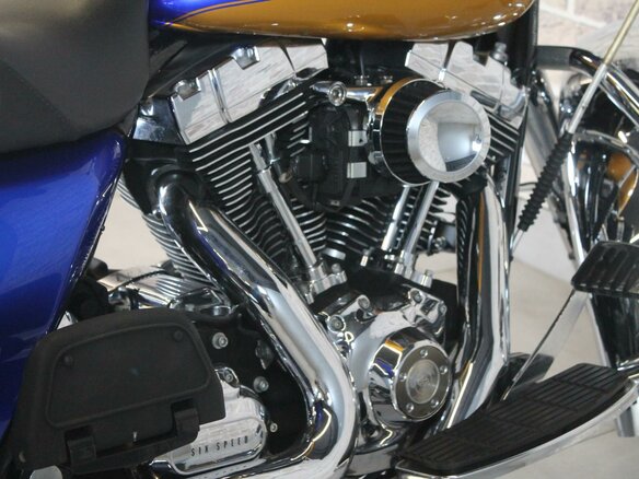 2008 Harley-Davidson Road King, синий, 907000 рублей - вид 15