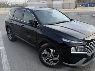 2020 Hyundai Santa Fe IV Рестайлинг, чёрный, 3350000 рублей, вид 2