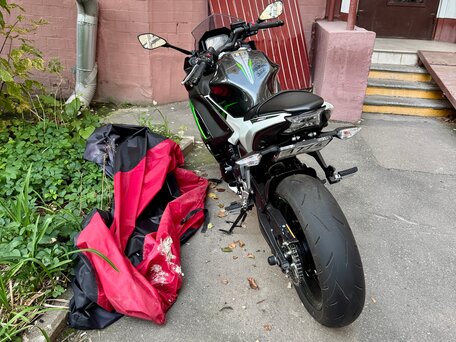 2022 Kawasaki Ninja 650, зелёный, 750000 рублей, вид 5