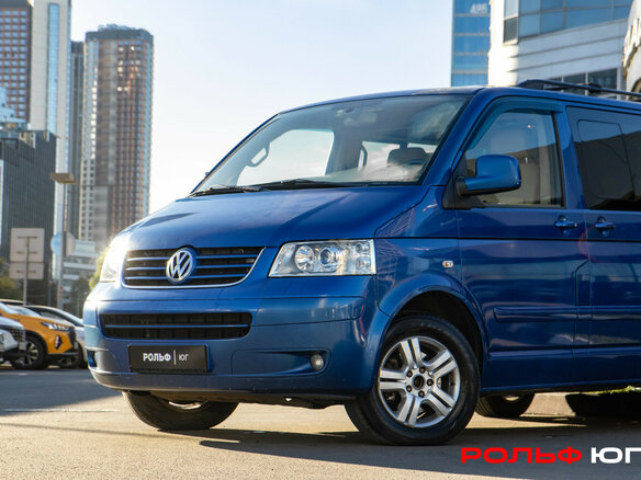 2008 Volkswagen Multivan T5, синий, 1498000 рублей - вид 15