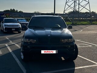 2004 BMW X5 3.0d I (E53) Рестайлинг, чёрный, 600000 рублей, вид 1