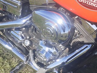 2008 Harley-Davidson Dyna Low Rider, оранжевый, 760000 рублей, вид 3