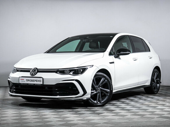 2021 Volkswagen Golf VIII, белый