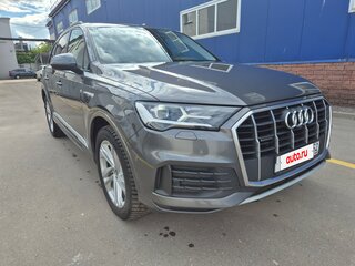 2021 Audi Q7 45 TDI II (4M) Рестайлинг, серый, 5985000 рублей, вид 2