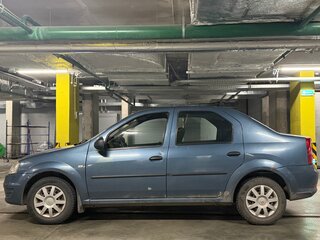 2012 Renault Logan I Рестайлинг, синий, 355000 рублей, вид 2