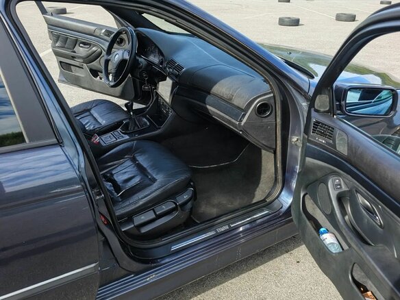1998 BMW 5 серии 520i IV (E39), синий, 510000 рублей - вид 9