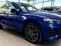 2021 Audi Q5 45 TFSI II (FY) Рестайлинг, синий - вид 6