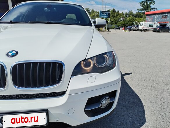 2012 BMW X6 35i 8-speed I (E71), белый, 2500000 рублей - вид 10