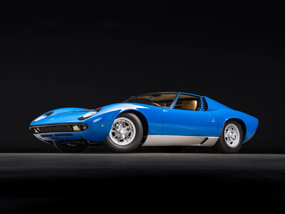 1967 Lamborghini Miura, синий - вид 10