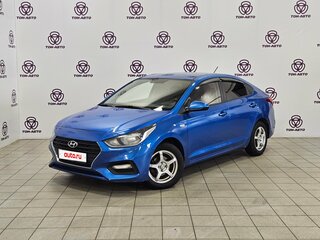 2019 Hyundai Solaris II, синий, 997000 рублей, вид 1