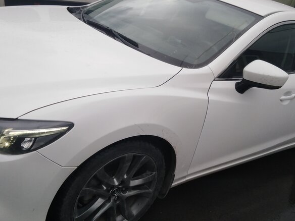 2017 Mazda 6 III (GJ) Рестайлинг, белый, 1770000 рублей - вид 3