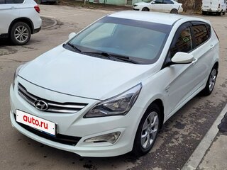 2015 Hyundai Solaris I Рестайлинг, белый, 890000 рублей, вид 3