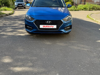2019 Hyundai Solaris II, синий, 1070000 рублей, вид 3