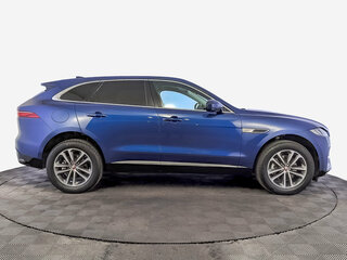 2021 Jaguar F-Pace I Рестайлинг, синий, 4820000 рублей, вид 4