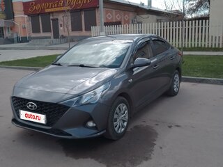 2021 Hyundai Solaris II Рестайлинг, серый, 1450000 рублей, вид 1