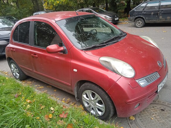 2007 Nissan Micra III (K12), красный, 575000 рублей - вид 7