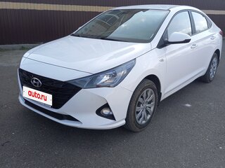 2021 Hyundai Solaris II Рестайлинг, белый, 1400000 рублей, вид 1