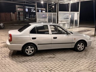 2004 Hyundai Accent ТагАЗ II, серебристый, 320000 рублей, вид 4