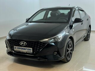 2020 Hyundai Solaris II Рестайлинг, чёрный, 1460000 рублей, вид 1