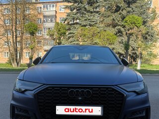 2021 Audi A6 45 TFSI V (C8), синий, 4900000 рублей, вид 2