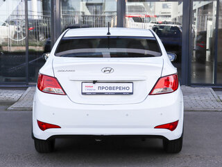 2016 Hyundai Solaris I Рестайлинг, белый, 774000 рублей, вид 5