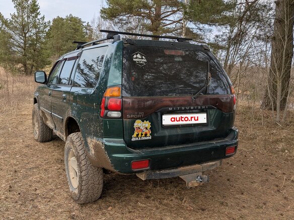 2001 Mitsubishi Montero Sport I, зелёный, 350000 рублей - вид 6