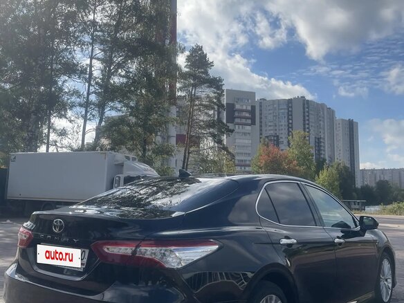 2020 Toyota Camry VIII (XV70), чёрный, 3350000 рублей - вид 6