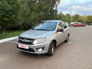 2014 Lada (ВАЗ) Granta I, серебристый, 290000 рублей, вид 1