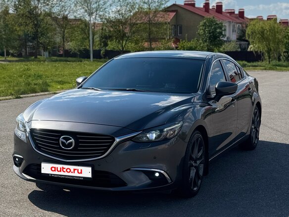 2016 Mazda 6 III (GJ) Рестайлинг, серый, 1750000 рублей