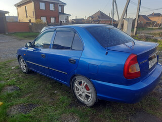 2002 Hyundai Accent ТагАЗ II, синий, 300000 рублей, вид 5