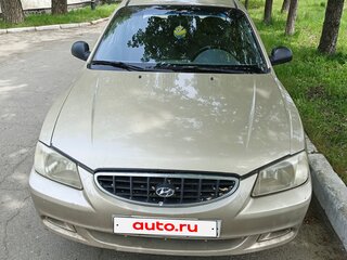 2005 Hyundai Accent ТагАЗ II, бежевый, 400000 рублей, вид 1