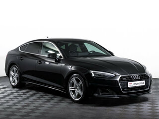 2020 Audi A5 Sportback 40 TDI II (F5) Рестайлинг, чёрный, 3794000 рублей, вид 3