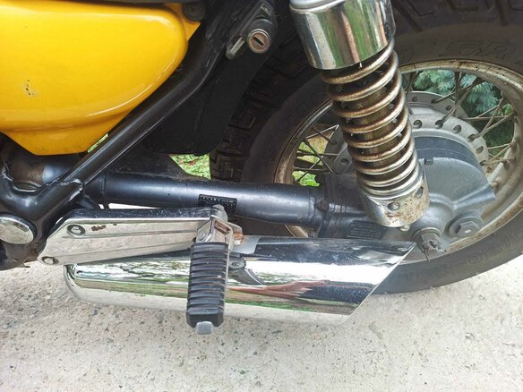 1993 Kawasaki ZL400 Eliminator, жёлтый, 220000 рублей - вид 8