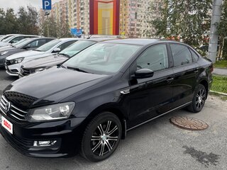 2018 Volkswagen Polo V Рестайлинг, чёрный, 1550000 рублей, вид 1