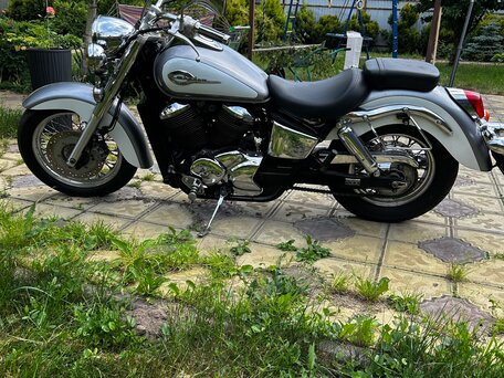 2001 Honda Shadow 400, серебристый, 370000 рублей, вид 2