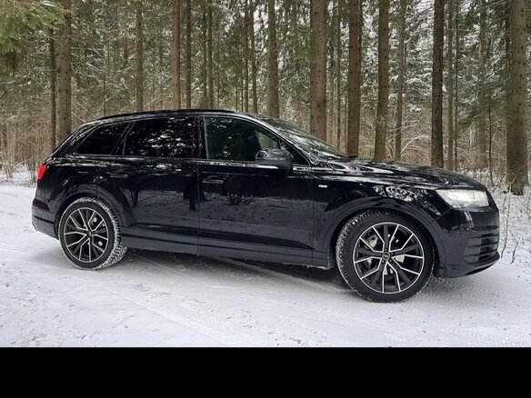2016 Audi Q7 II (4M), чёрный, 3500000 рублей - вид 8