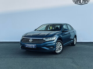 2019 Volkswagen Jetta VII, синий, 1690000 рублей, вид 1